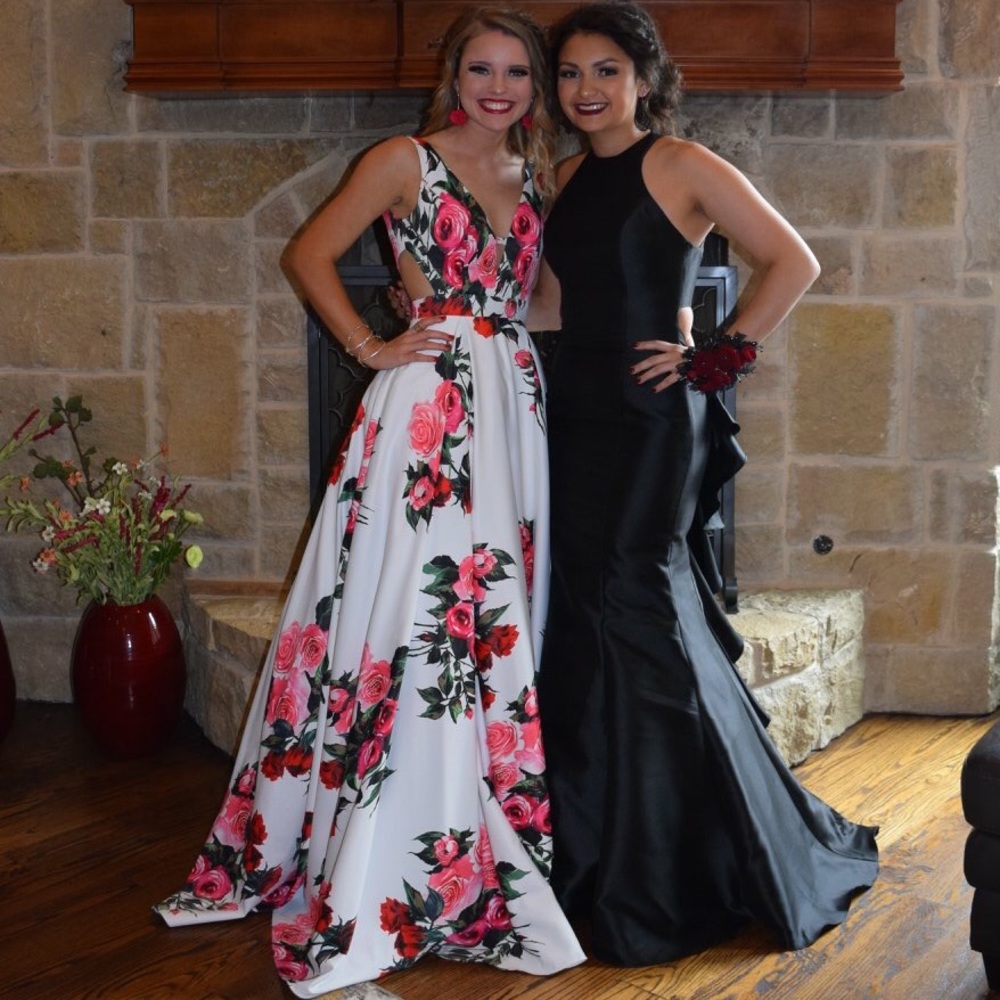 Jovani Floral Formal Dress